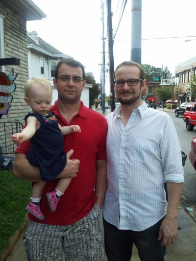 Hailey enjoyed a visit from Uncle Dave